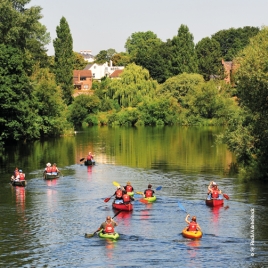 Slvie05 Balade sur le Loir en canoë-kayak